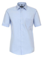 Camicia Redmond COMFORT FIT UNI POPELINE azzurro con Kent collar in taglio classico