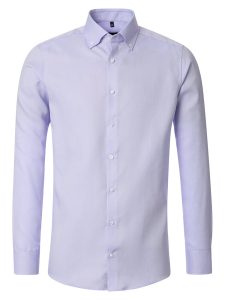 Chemise Venti MODERN FIT BEAUX OXFORD lilas avec col Button Down en coupe moderne