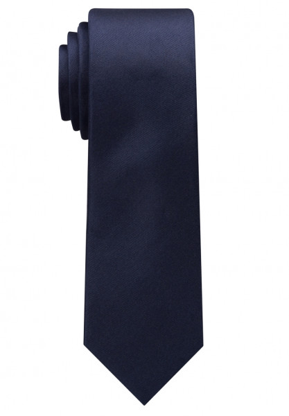 Eterna Krawatte dunkelblau unifarben 9029-19 | MENSONO