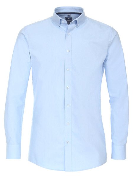 Camicia Redmond REGULAR FIT BELLE OXFORD azzurro con Button Down collar in taglio classico