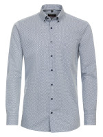 Redmond overhemd MODERN FIT PRINT lichtblauw met Button Down-kraag in moderne snit