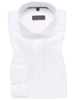 Camisa Eterna SLIM FIT UNI STRETCH blanco con cuello Seccionado de corte estrecho