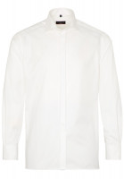 Eterna shirt MODERN FIT TWILL beige with Classic Kent collar in modern cut