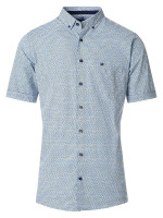 Chemise Redmond COMFORT FIT PRINT vert avec col Button Down en coupe classique