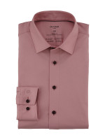 Camisa Olymp LUXOR modern fit JERSEY roza con cuello Nuevo Kent de corte moderno