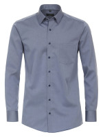 Redmond overhemd MODERN FIT TWILL donkerblauw met Kent-kraag in moderne snit