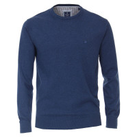 Suéter Redmond azul medio de corte clásico