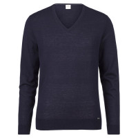 Pull OLYMP bleu foncé en coupe étroite