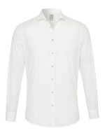 Camisa Pure EXTRA SLIM UNI STRETCH beige con cuello cutaway de corte súper estrecho