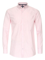 Redmond Hemd REGULAR FIT FEIN OXFORD rosa mit Button Down Kragen in klassischer Schnittform