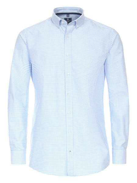 Camicia Redmond REGULAR FIT BELLE OXFORD azzurro con Button Down collar in taglio classico