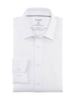 Camisa Olymp LUXOR modern fit JERSEY blanco con cuello Nuevo Kent de corte moderno