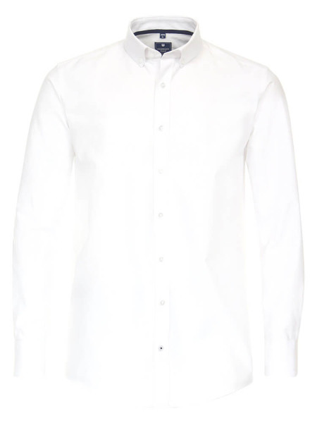 Redmond overhemd REGULAR FIT FIJNE OXFORD wit met Button Down-kraag in klassieke snit