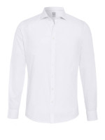 Camisa Pure EXTRA SLIM UNI STRETCH blanco con cuello cutaway de corte súper estrecho