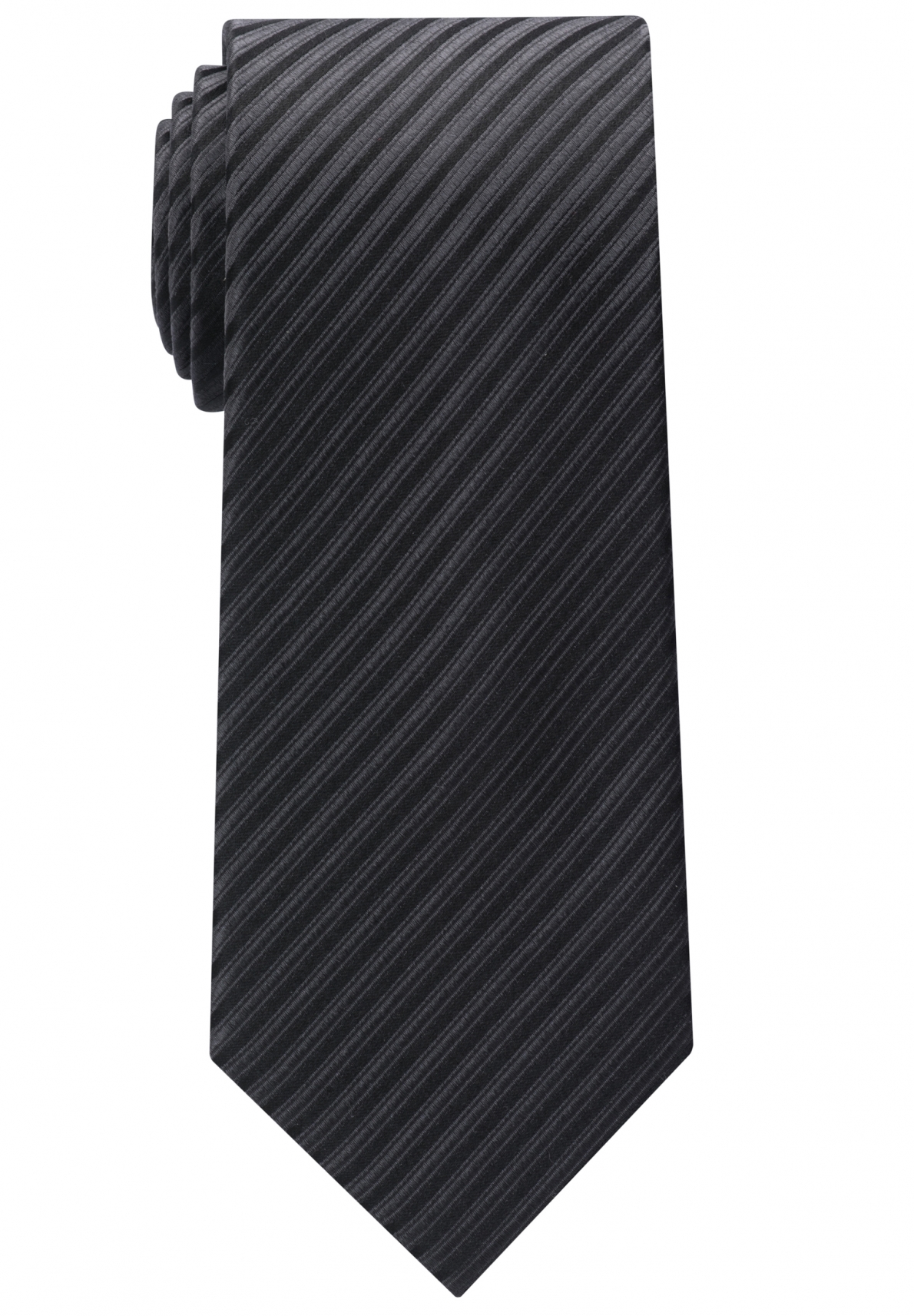 schwarz Krawatte | gestreift 9716-39 Eterna MENSONO