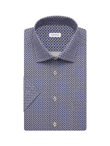 Camicia Seidensticker MODERN PRINT azzurro con Business Kent collar in taglio moderno