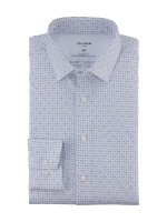 Olymp shirt LUXOR modern fit JERSEY white with New Kent collar in modern cut