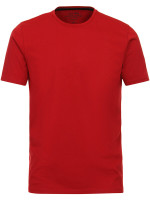 T-shirt Redmond COMFORT FIT QUALITÉ EXTRA FINE rouge avec col Col rond en coupe classique