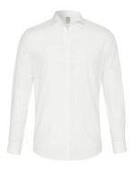 Camisa Pure EXTRA SLIM UNI STRETCH beige con cuello cutaway de corte súper estrecho