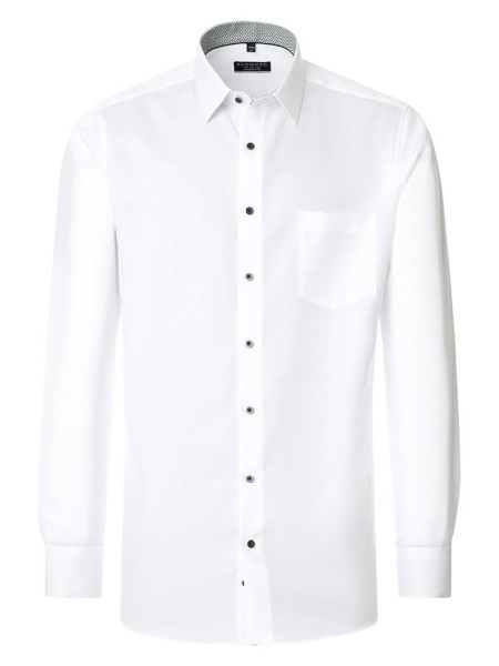 Redmond shirt COMFORT FIT TWILL white with Kent collar in classic cut