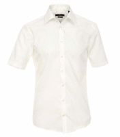 Venti shirt MODERN FIT UNI POPELINE beige with Kent collar in modern cut