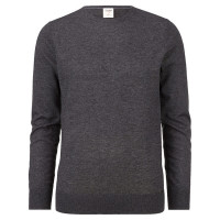 OLYMP jumper anthracite in narrow cut