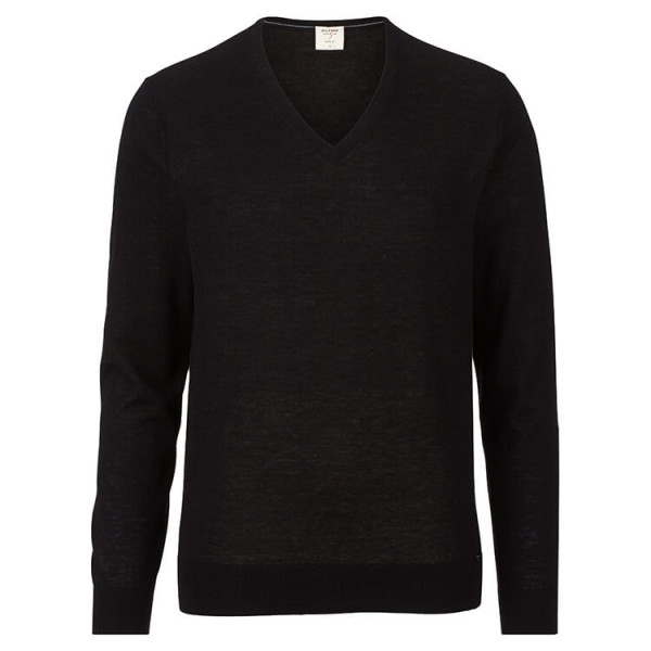 OLYMP jumper black in narrow cut