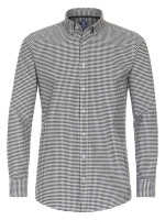 Redmond overhemd REGULAR FIT FIJNE OXFORD zwart met Button Down-kraag in klassieke snit