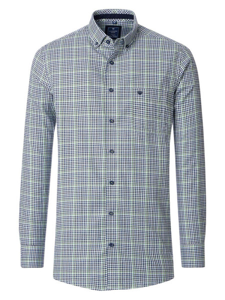 Redmond Hemd COMFORT FIT FEIN OXFORD grün mit Button Down Kragen in klassischer Schnittform