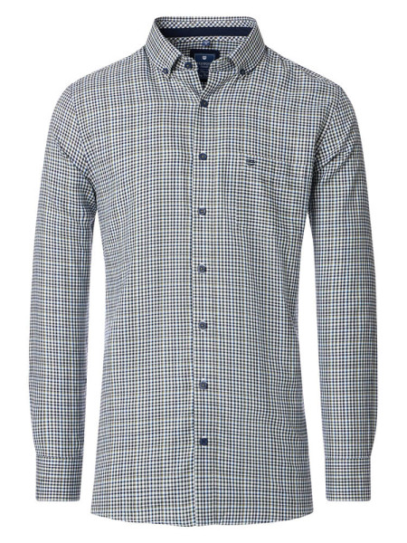 Chemise Redmond COMFORT FIT BEAUX OXFORD beige avec col Button Down en coupe classique