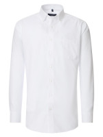 Camicia CASAMODA COMFORT FIT BELLE OXFORD bianco con Button Down collar in taglio classico